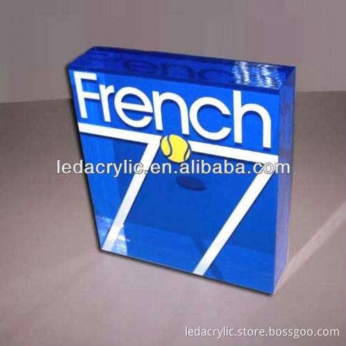 Solid Acrylic Block / Acrylic Brands Sign / Acrylic Logo Blocks